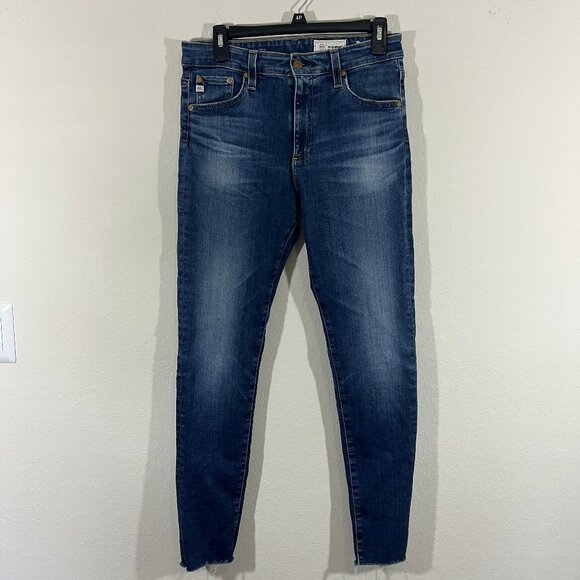 Adriano Goldschmeid Farrah Ankle Dark Wash Skinny Jeans Size 29 Style PW33418 - Picture 2 of 12